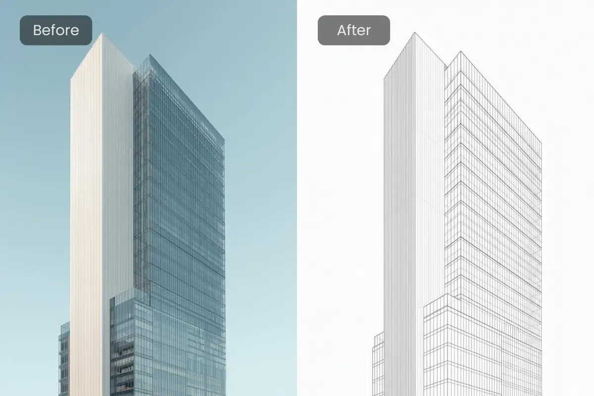 image to line drawing